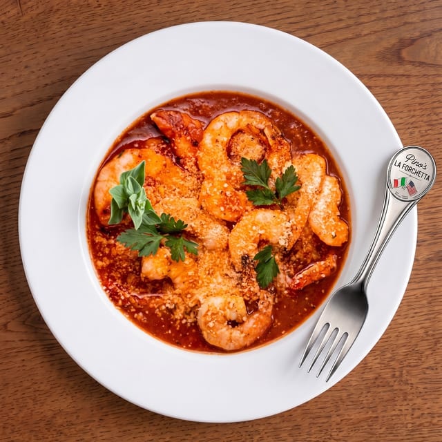 Shrimp Marinara.