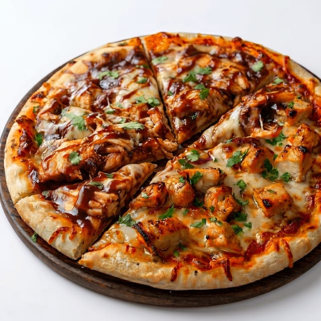 BBQ Chicken Pizza.