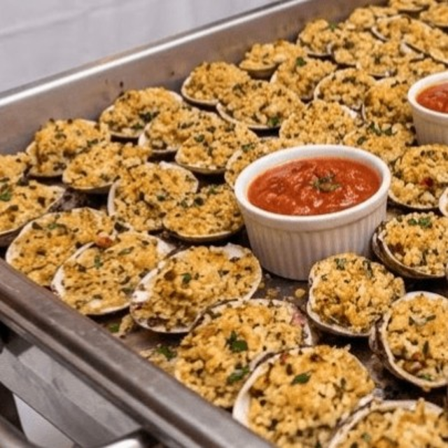 Baked Clams.