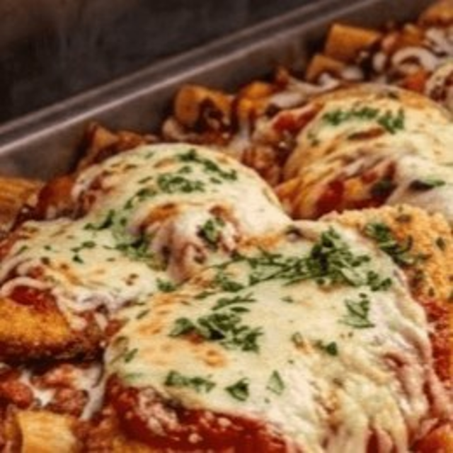 Chicken Parmigiana.