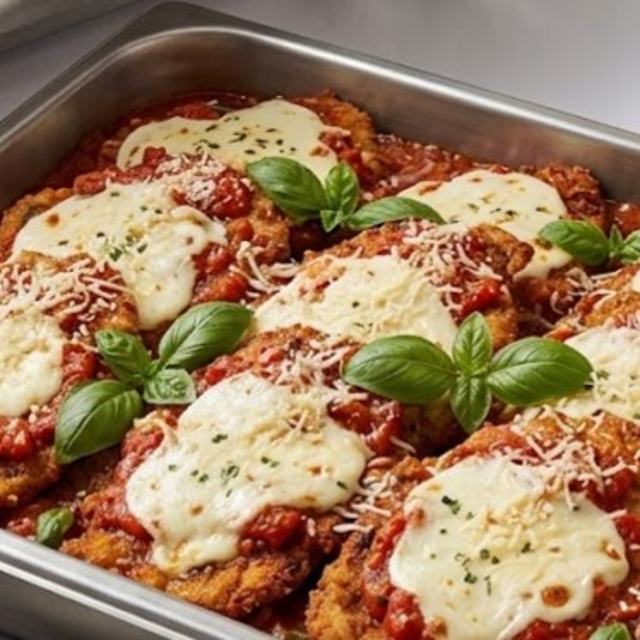 Veal Parmigiana.