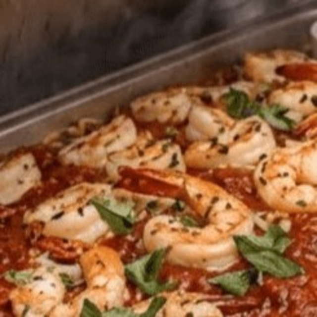 Shrimp Parmigiana.