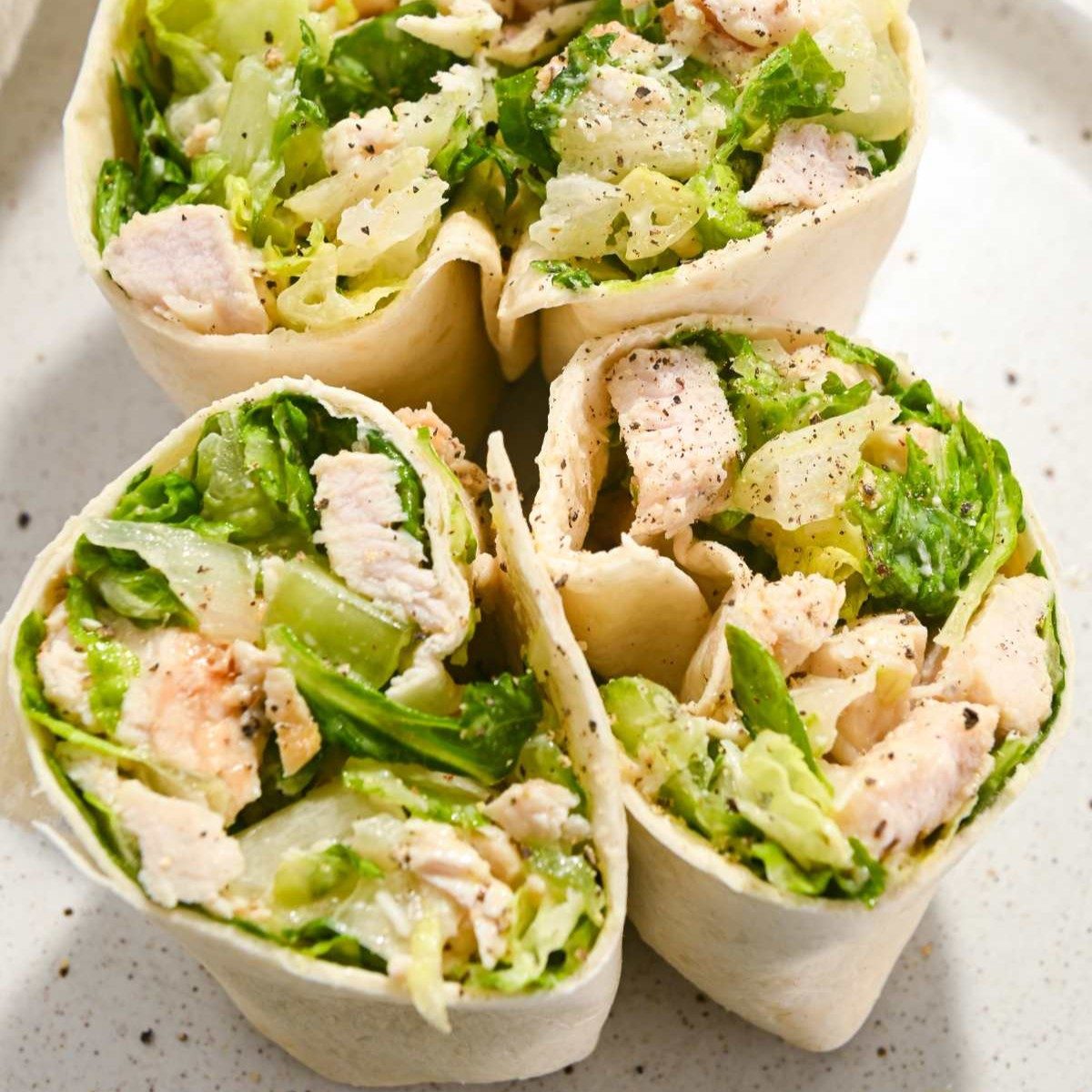 Grilled Chicken Caesar Wrap.