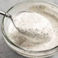 Cup of Ranch Dressing.