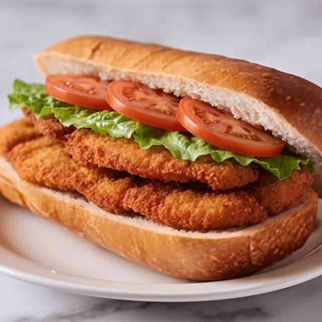 Fried Chicken Cutlet Hero.