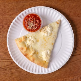 White Pizza Slice