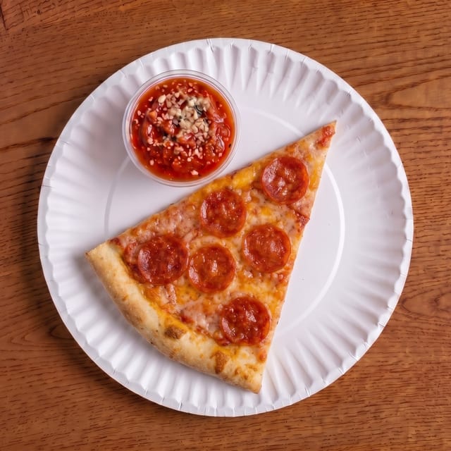 Pepperoni Pizza Slice.