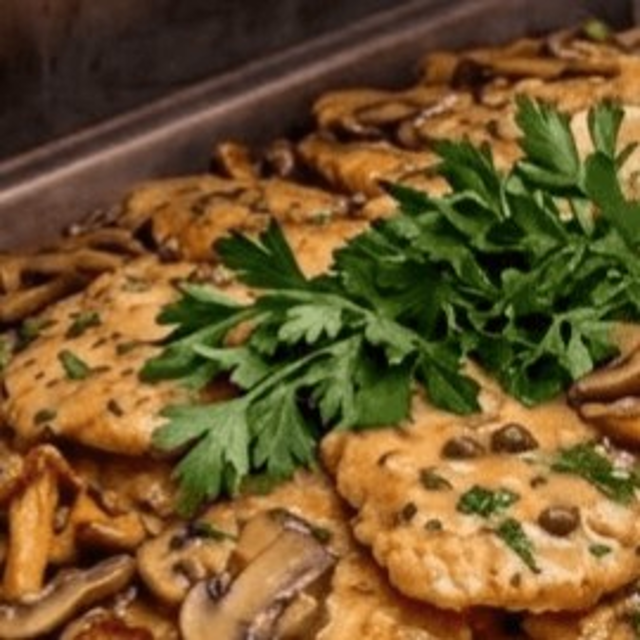 Chicken Marsala.