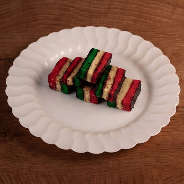 7 Layer Rainbow Cookies.
