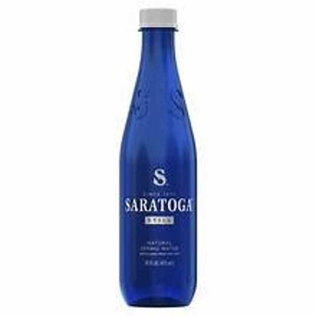 Saratoga Carbonated Water.