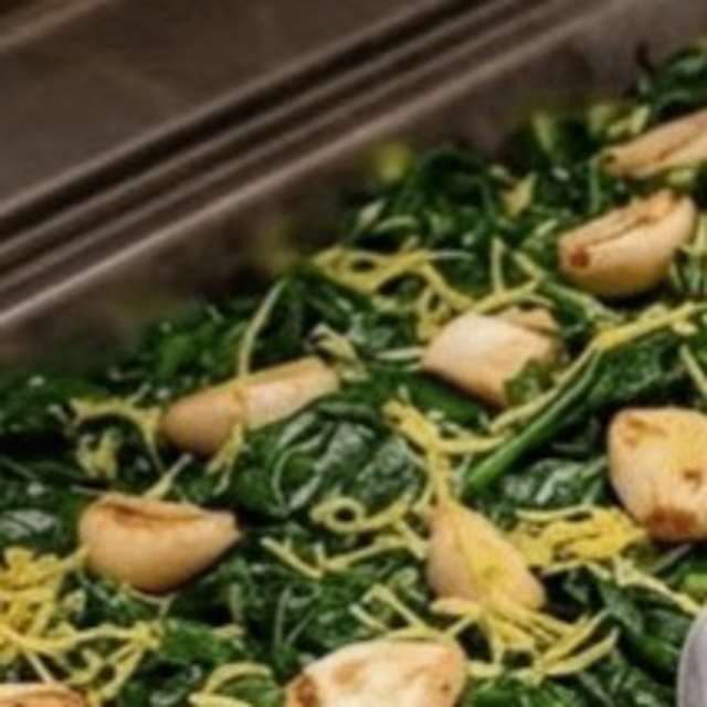 Sautéed Spinach.