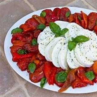 Fresh Mozzarella and Roasted Peppers