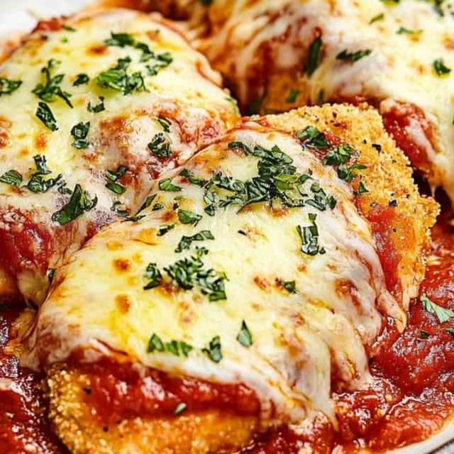 Chicken Parmigiana.