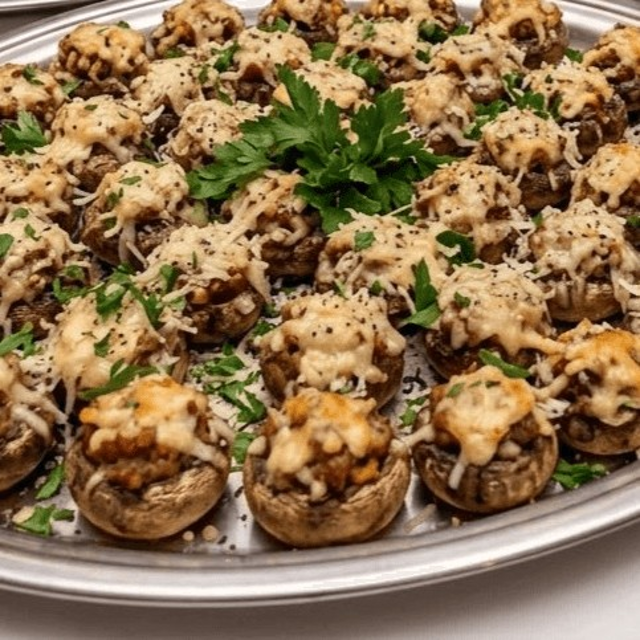 Stuffed Mushrooms.