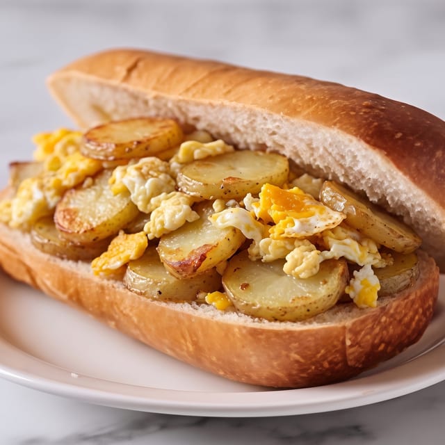 Potato & Eggs Hero.