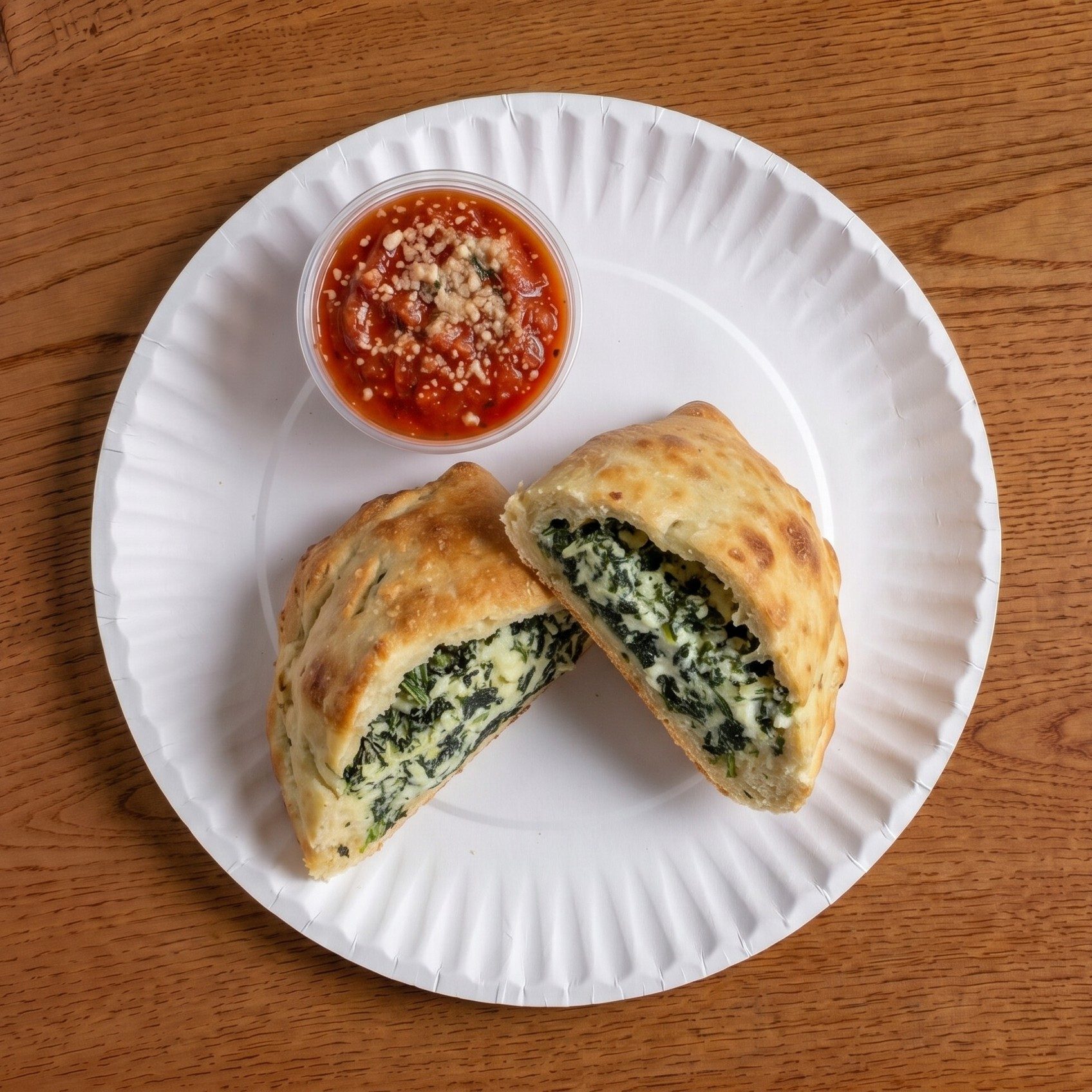 Spinach Calzone.