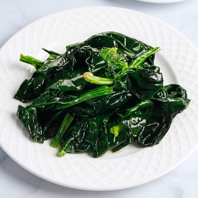 Sautéed Spinach Side Order.