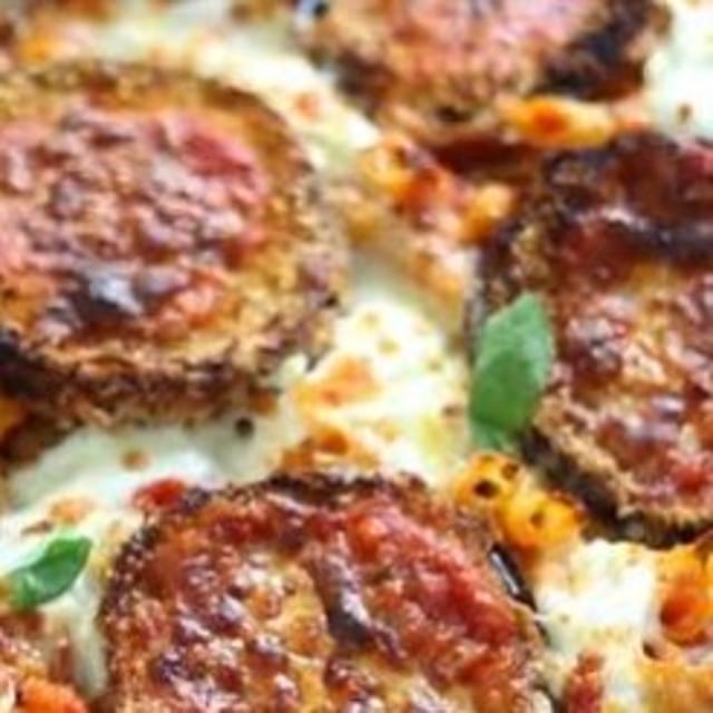 Baked Ziti with Eggplant.